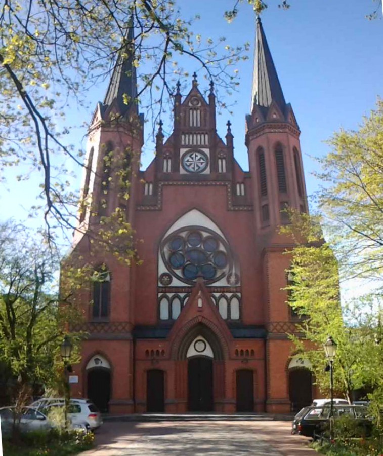 kosciol-sw-pawla - Kościół św. Pawła w Berlinie, w którym na organach grał Feliks Nowowiejski
