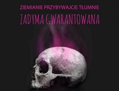 plakat imprezy "Czacha dymi" na Wydziale Sztuki