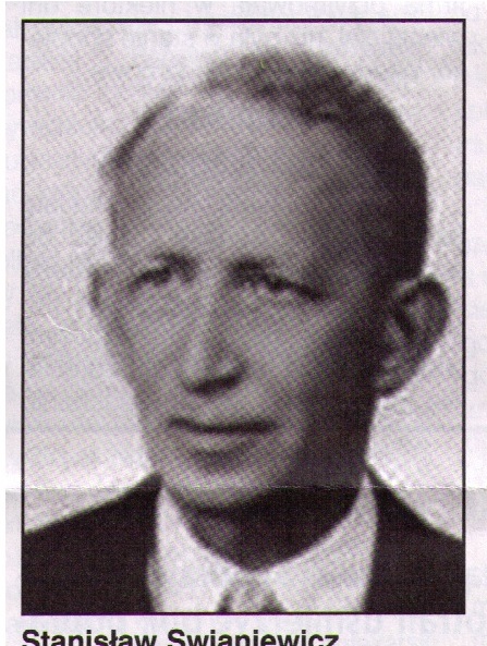 Ojciec, prof. ekonomii Stanisław Swianiewicz (lata 40)