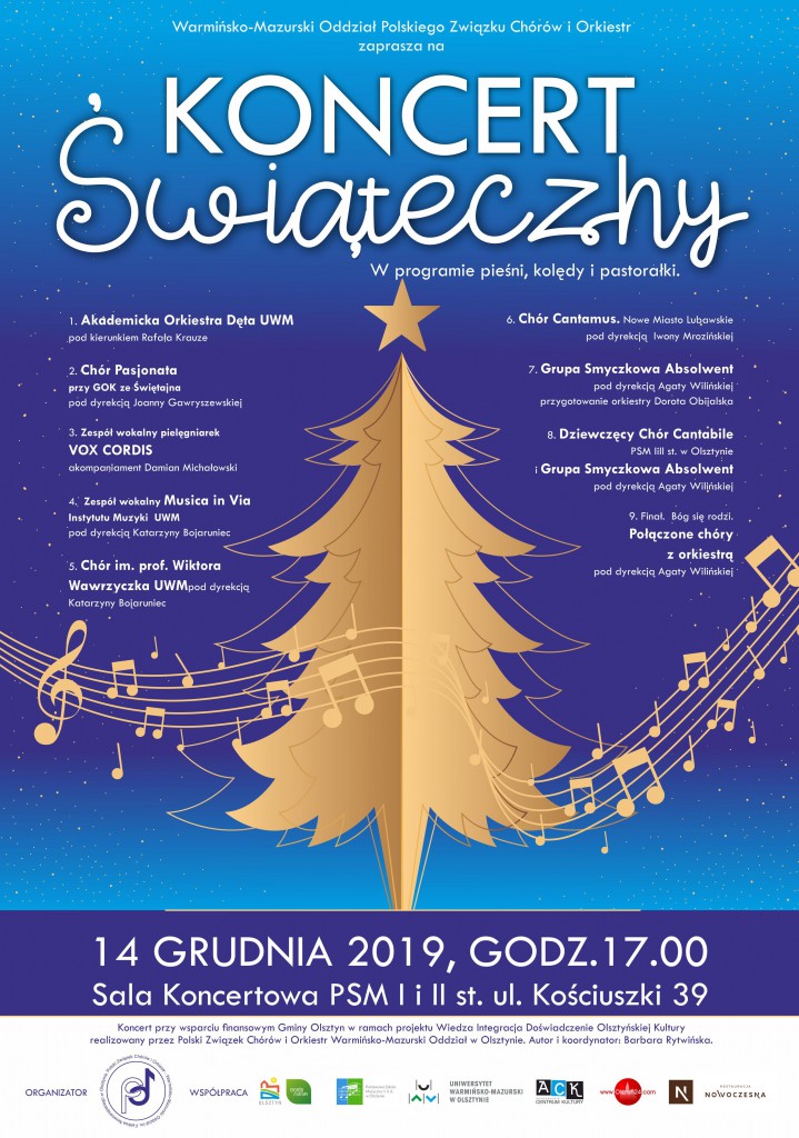 Koncert święteczny plakat