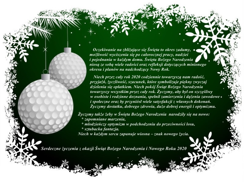 Golf Christmas Background