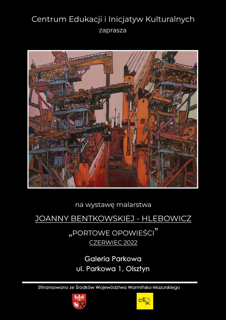 wystawa gal parkowa CZERWIEC 2022 czarny plakat druk