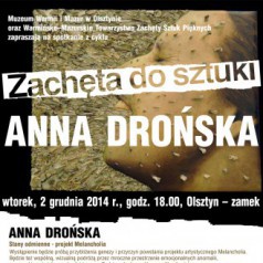Spotkanie z Anną Drońską w cyklu "Zachęta do sztuki" w Muzeum Warmii i Mazur