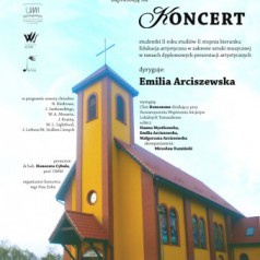 Koncert dyplomowy w Dorotowie 10 maja