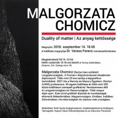 Wystawa grafiki Małgorzaty Chomicz w Sopron (Węgry).