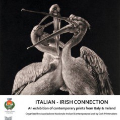 Prace Małgorzaty Chomicz wybrane do cyklu wystaw współczesnej grafiki włosko-irlandzkiej.