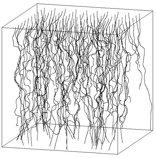 Fluid flow model through a granular bed (IBM)