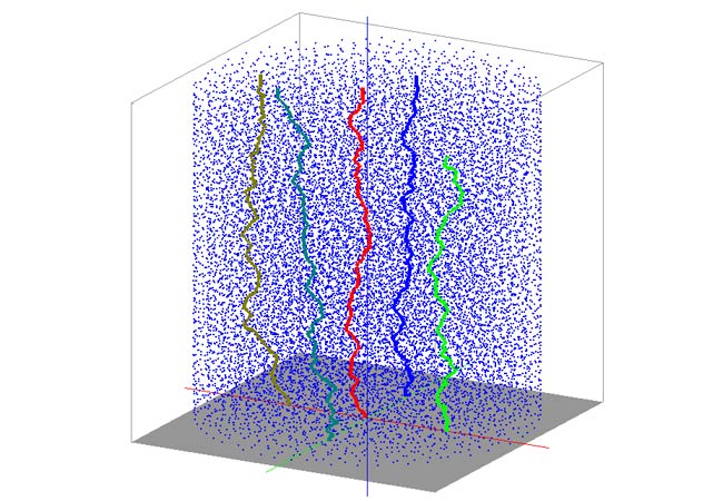 Data visualization with the use of the OpenGL library