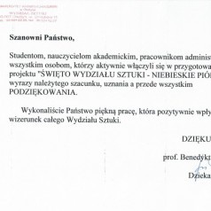 Podziękowania