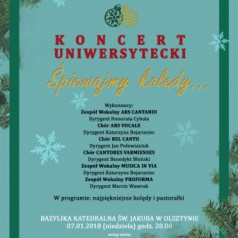 Koncert uniwersytecki - Śpiewajmy kolędy