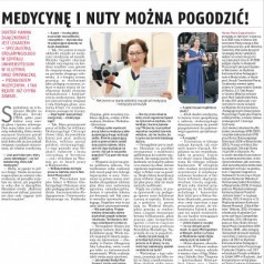 medycynę i śpiew mozna pogodzić
