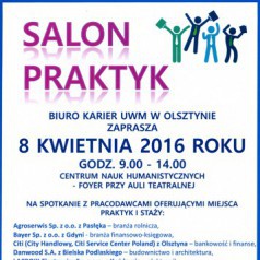 SALON PRAKTYK - BIURO KARIER ZAPRASZA