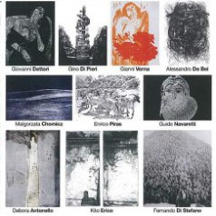 Grafiki Małgorzaty Chomicz na wystawie w Sassari (Sardynia).