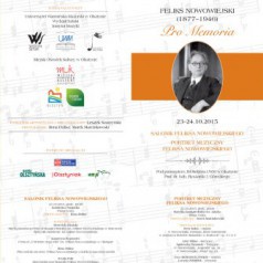 Feliks Nowowiejski - PRO MEMORIA - zaproszenie