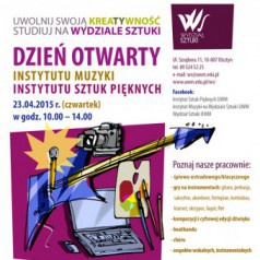 Dzień Otwarty na Wydziale Sztuki - 23 kwietnia
