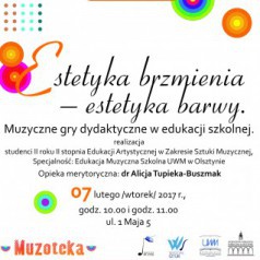 Estetyka brzmienia-estetyka barwy