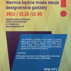 Warsztaty designu regionalnego w ramach projektu "Warmia - Rebelia Kultury"