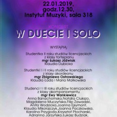 W duecie i solo