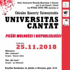 Univesitas cantat, pieśńi wolnosci i niepodległości