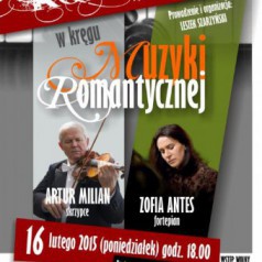 Koncert Muzyki Romantycznej 16 lutego w Kamienicy Naujacka