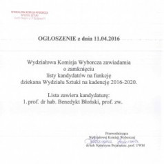 ogłoszenie
