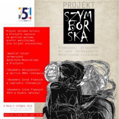 Wystawa grafiki i książki artystycznej "Niepojęty przypadek" w Galerii Amfilada MOK w ramach obchodów jubileuszu Wydziału Sztuki