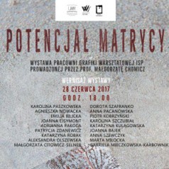 Potencjał Matrycy - wystawa pracowni grafiki warsztatowej ISP prowadzonej przez prof. Małgorzatę Chomicz