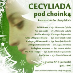 Cecyliada - koncert chórów olsztyńskich 15 grudnia 2013