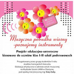 Muzyczna pobudka wiosny - poznajemy instrumenty