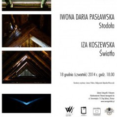 Wystawa Iwony Pasławskiej i Izy Koszewskiej w Galerii Fotografii i Videoartu Awangarda bis